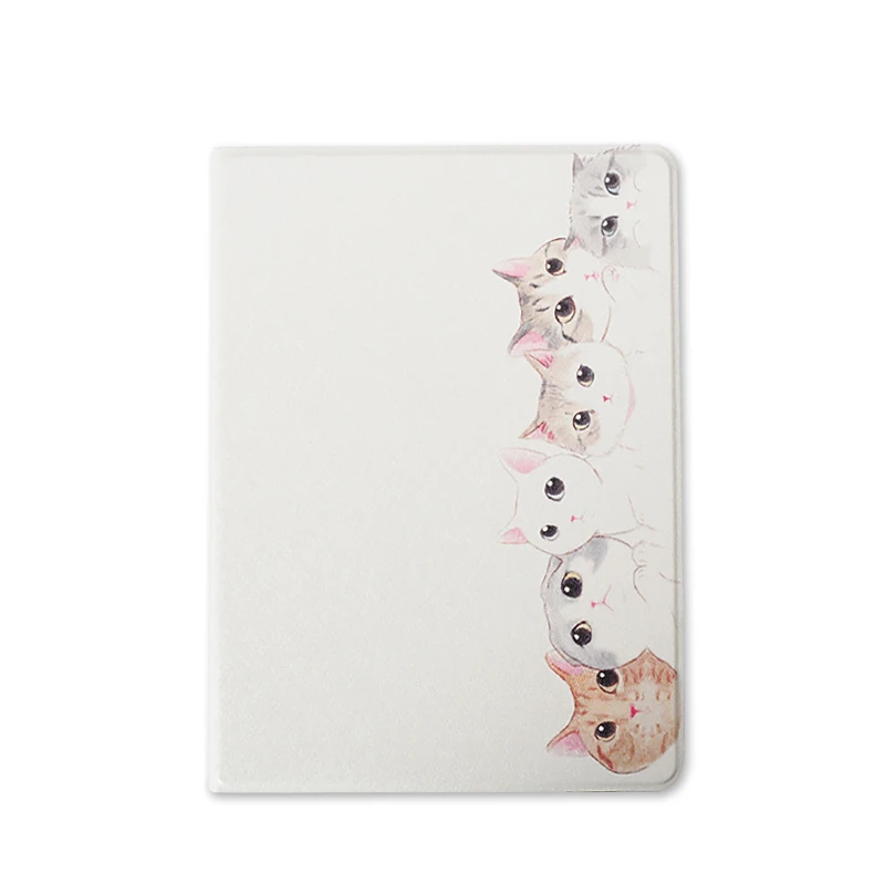 

Tablet Case for iPad 9.7" 2017 2018 Case A1822 A1893 AKR PU Leather Stand smart cover Sleep Wake Up free shipping Dogs Cats