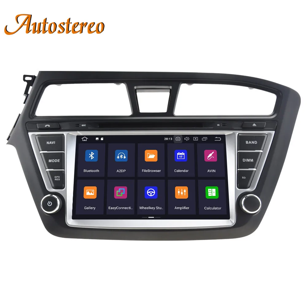 Flash Deal Android 8.1 Car DVD player GPS navigation For HYUNDAI I20 2014-2017 multimedia player Head unit tape recorder radio player IPS 4