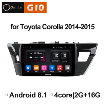 

Quad Core 2G RAM+16GB ROM Android 8.1 Car DVD Player For Toyota Corolla 2014 2015 Highlander VIOS YARiS L RAV4 GPS Radio