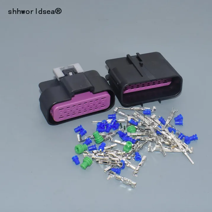 Shhworldsea 16 Way 1 5 мм 2 8 Черный герметичный Штекерный и гнездовой разъем в сборе