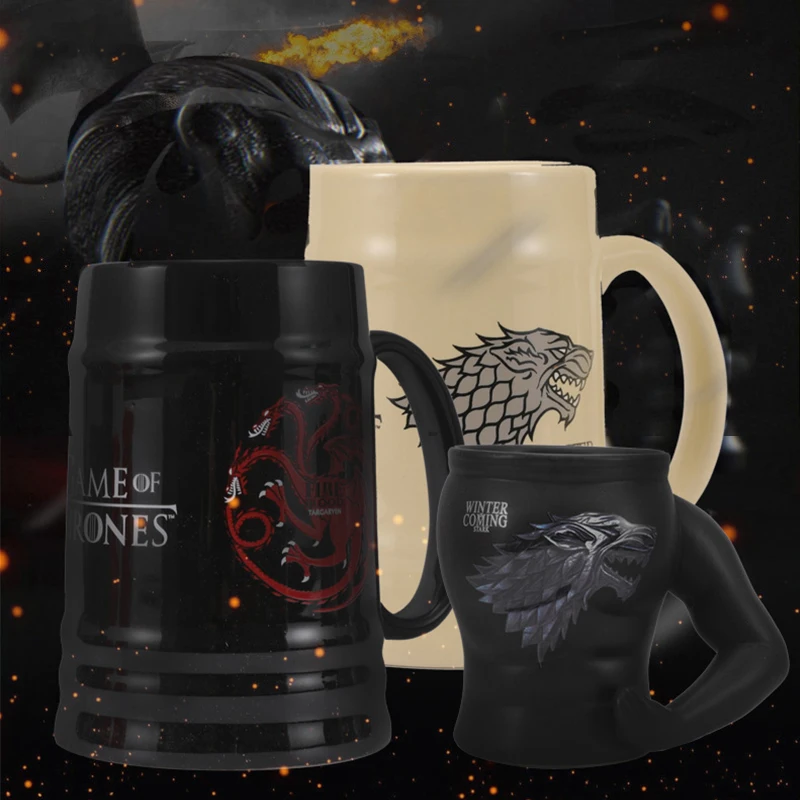 

Marvel American Superman Cup Game of Thrones Muscle Mug Creative Ceramic Cup Coffee Milk Beer Mug Home Mug Perfect Student Gift