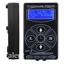 Модернизированный премиум черный источник питания Hurricane Power поставить hp-2 татуировки Электропитание для тату машины