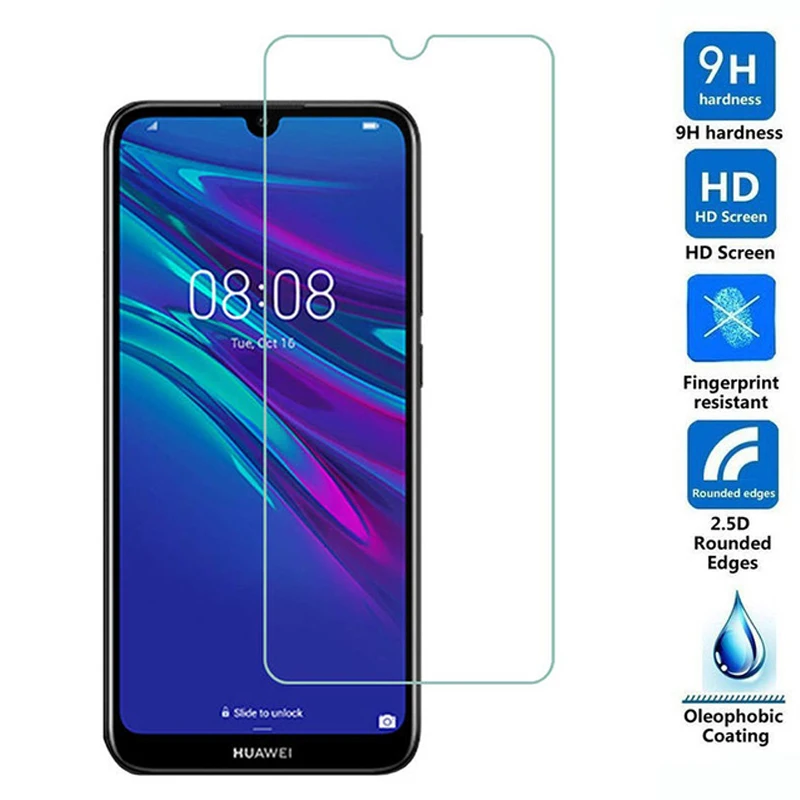 High Quality Tempered Glass For Huawei Y6 2019 Protective Film Explosion-proof Screen Protector | Мобильные телефоны и