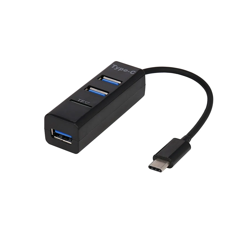 CARPRIE 2 в 1 type-C OTG USB 2,0 концентратор сплиттер комбо 3 порта и SD/TF кард-ридер 6J13 Прямая поставка