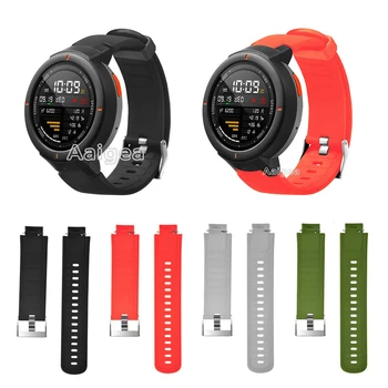 

Colorful Soft Silicone Watch Band Strap for Xiaomi Huami Amazfit Verge 3 Smart Watch New Replacement Bracelet Wrist band strap