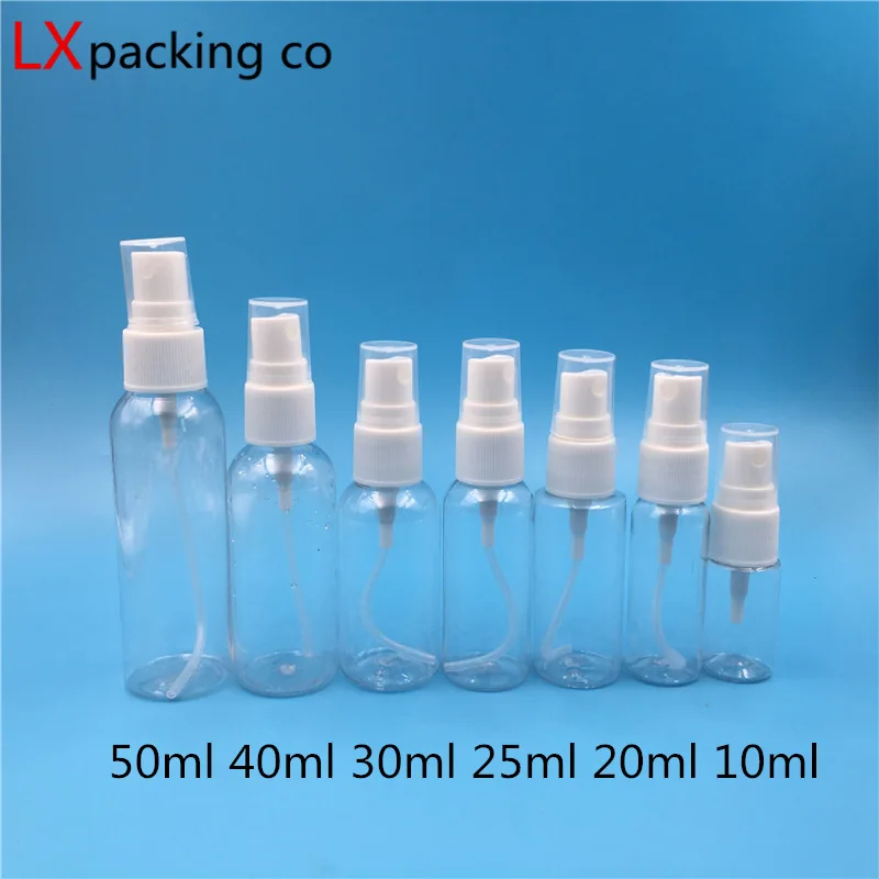 Garrafas de Perfume Lote Frete Grátis 60 100 120 150 ml Claro Plástico Retilable Spray Vazio Recipiente Cosmético Atacado 50 Pçs - 9 50 pçs lote frete grátis 50 60