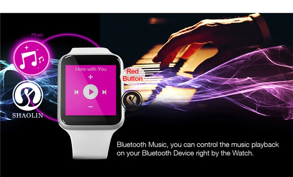 Bluetooth Смарт-часы серии 4 Смарт-часы чехол для Apple iOS iPhone Xiaomi Android смартфон samsung Apple Watch(красная кнопка