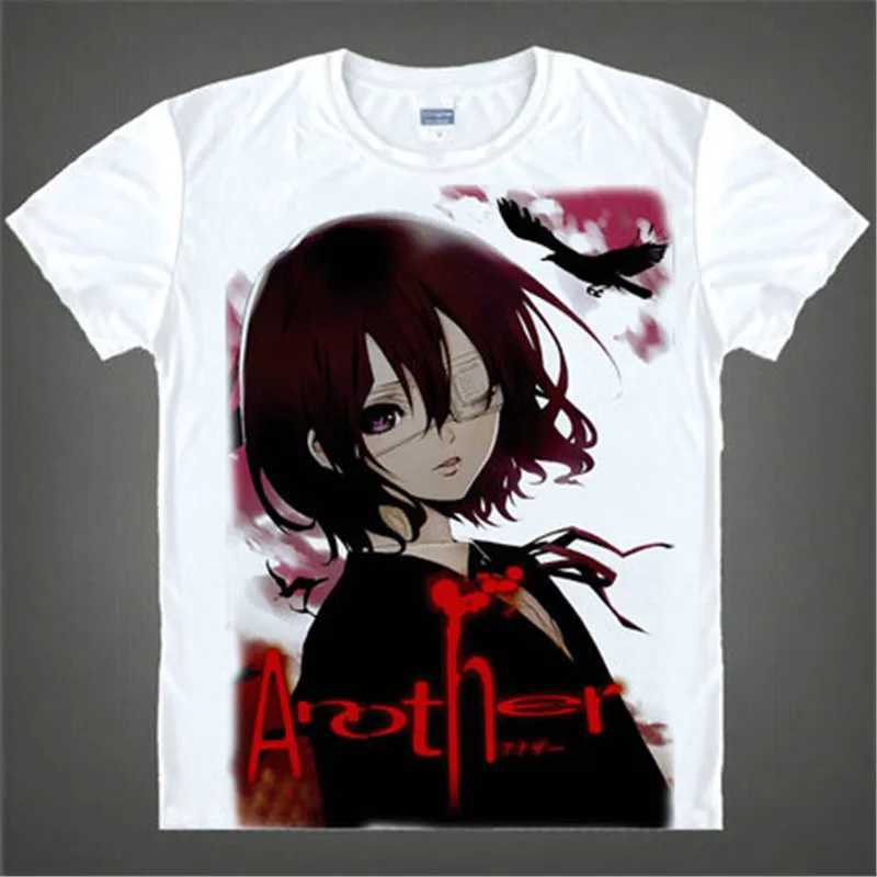 

Japan Anime Another T-shirts Misaki Mei Printed Fancy T Shirt another izumi akazawa shirt Short Sleeve Tees O-Neck Tops