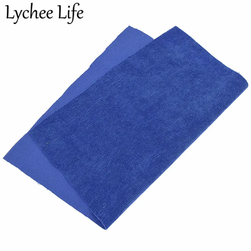 Lychee Life тисненая бархатная ткань в полоску 29x21 см, Полиэстер, Хлопок, ткань, сделай сам, ручная работа, швейная одежда, сумки, товары для украшения - Цвет: 7