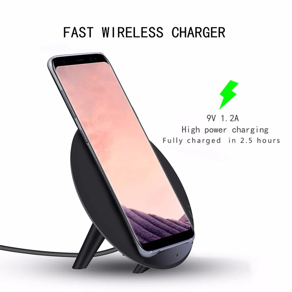 

10W Fast Wireless Charger,Itian Wireless Charging for iPhone 8 iPhone X Samsung Note8/S8/S8+/S7 Edge/S7/Note5/S6 Edge/S6 Edge+