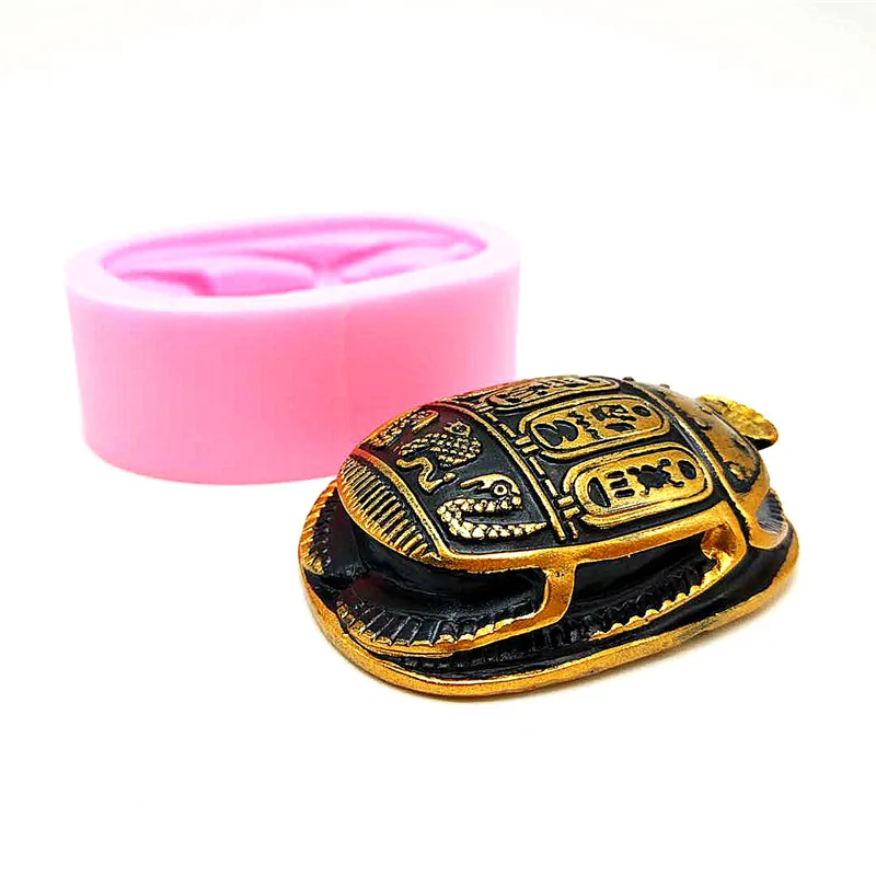 Античный Египетский амулет Scarab силиконовая форма для торта сделай сам