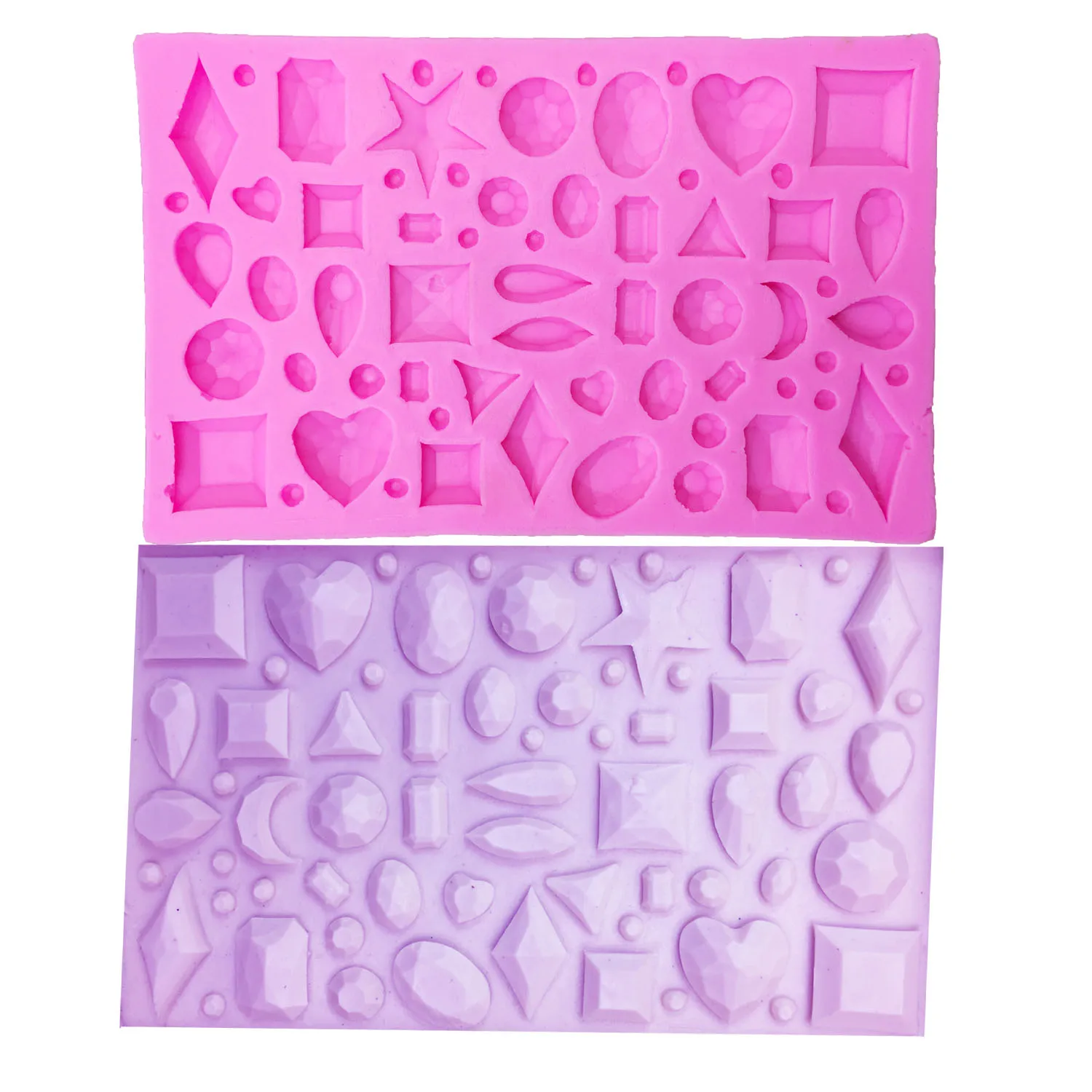 

M0595 Mini Gem Diamond Shaped fondant cake decorating tools chocolate candy silicone mold baking mould