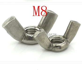 

M8,304,321,316 stainless steel wing ear butterfly nut,wing lock bolts and nuts, nuts and bolts hardware