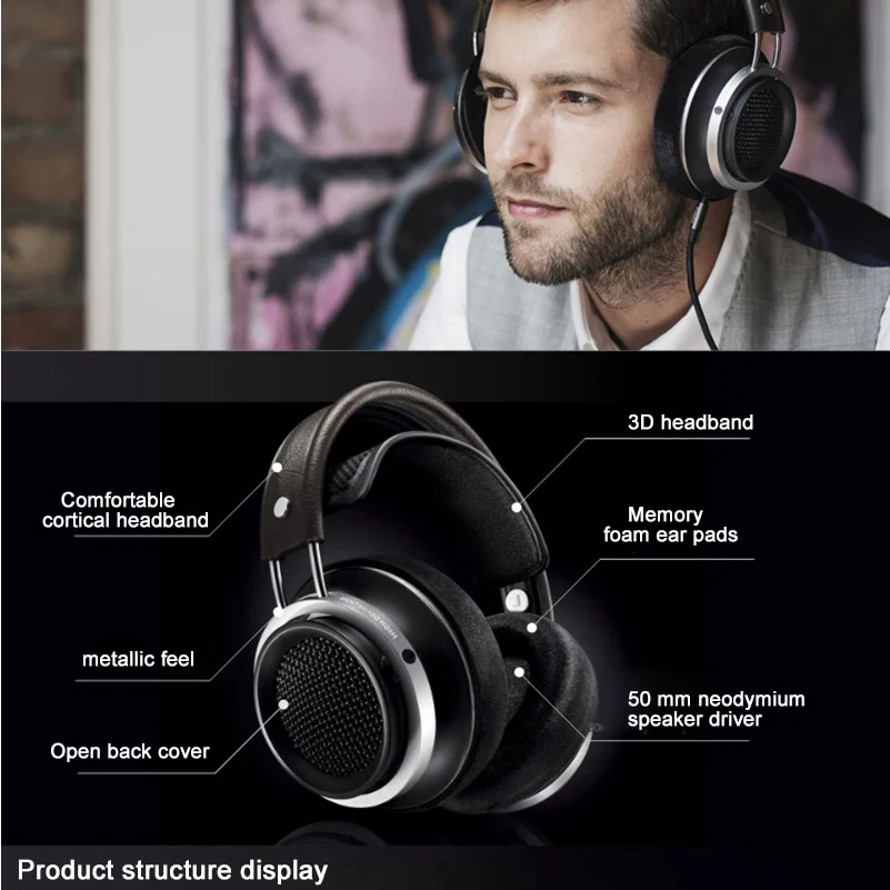 Оригинальные Наушники Philips X2HR Fidelio HIFI 3m Длинные Проводные для смартфонов Xiaomi HUAWEI