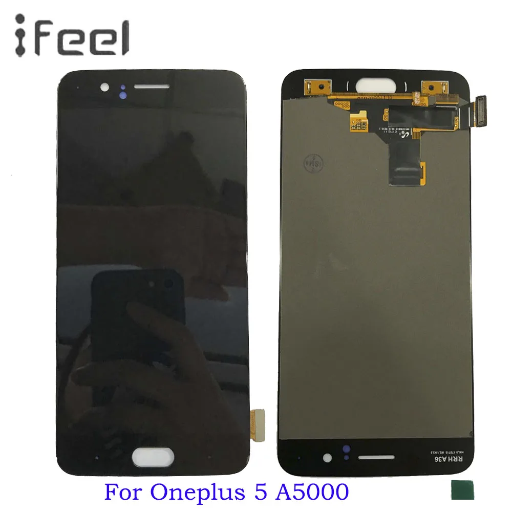 

Screen For Oneplus 5 A5000 LCD Display Touch Screen For Oneplus Five Digitizer Assembly Replacement parts frame