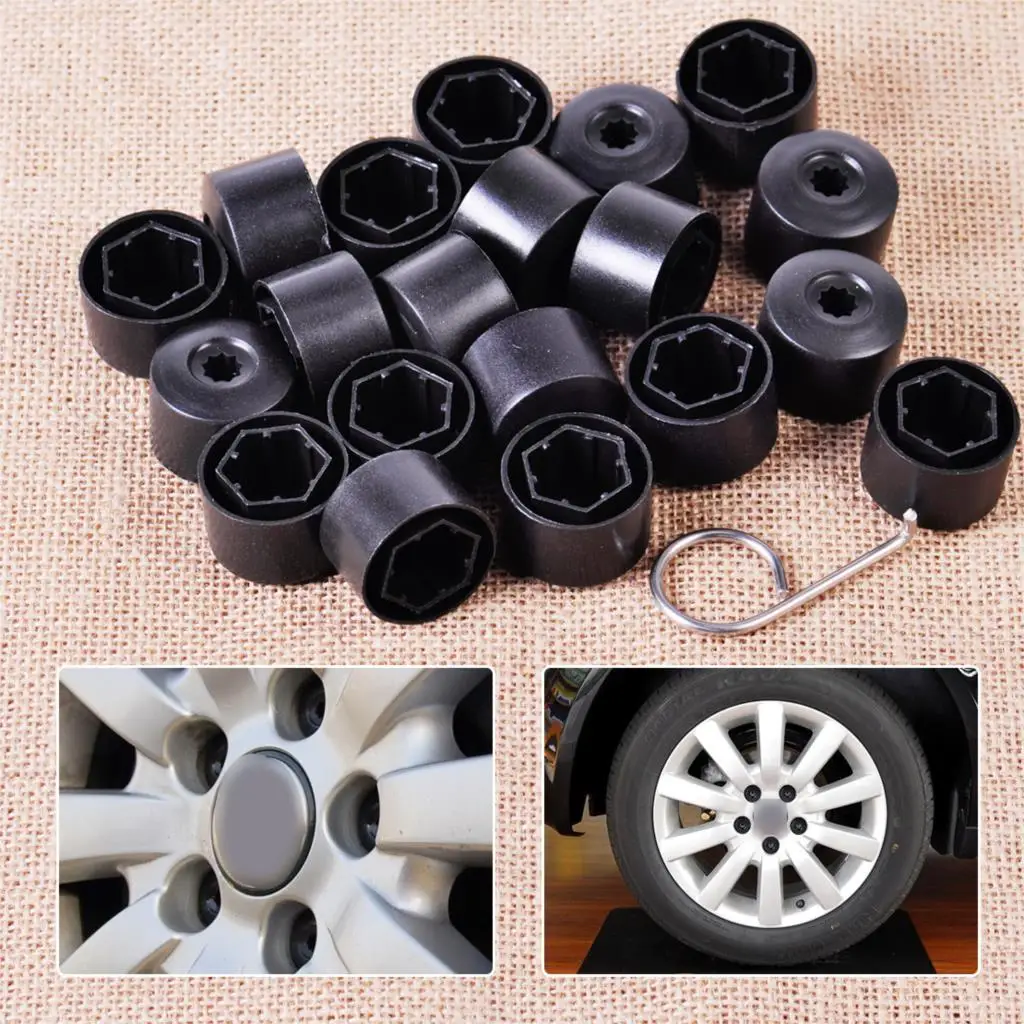 Колпачки противоугонных болтов DWCX 20 шт./лот 1K0601173 для Volkswagen Jetta Golf MK5 Passat Touran