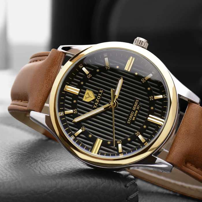 

YAZOLE New Fashion Watch Modern Watch Men Watch Quartz Luxury Brand Men's Watch Men Waterproof Watches Best Gifts relojes hombre