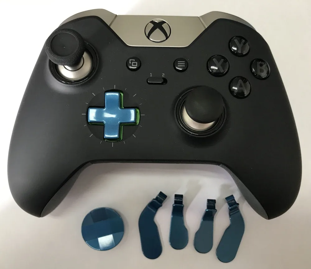 Металлический Moded для Xbox One Elite Замена контроллера 4* весла и 2* D-PADS комплект