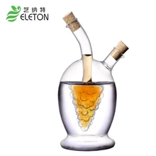 ELETON Glas Olivenöl Flasche Ausgießer Geschirr Öl Essig Flasche Sauce Flasche Öler Menage Würze Flaschen Sojasauce