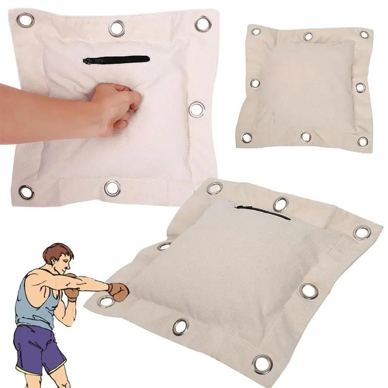 KIKIGOAL Wing Chun Kung Fu Wall Bag Kick Boxing Striking Canvas Punch Bag Sand Bag (no Leather