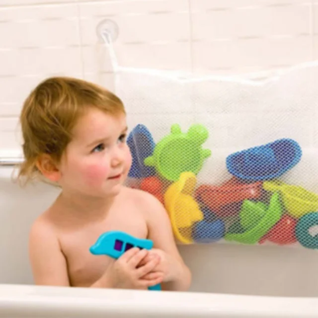 Baby Bath Toys Animal Rubber Duck Kids Bathroom Water Play Toy Bag Floating Squeeze Sound Squeaky Bathing Toys Bag