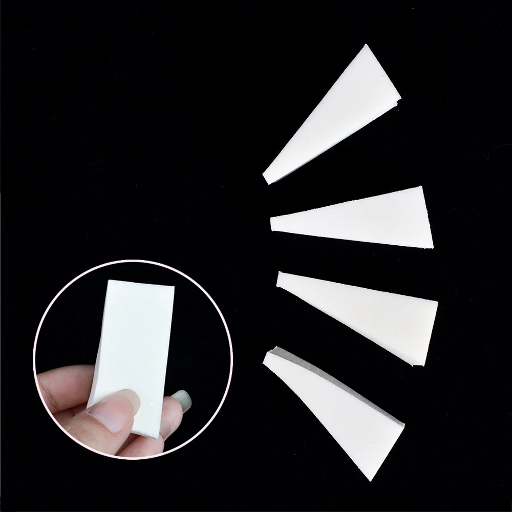 24 шт. пигмент для ногтей Губка градиентный цвет штамповка белый треугольник гель-штамп лак переноса пены наборы кистей CH169