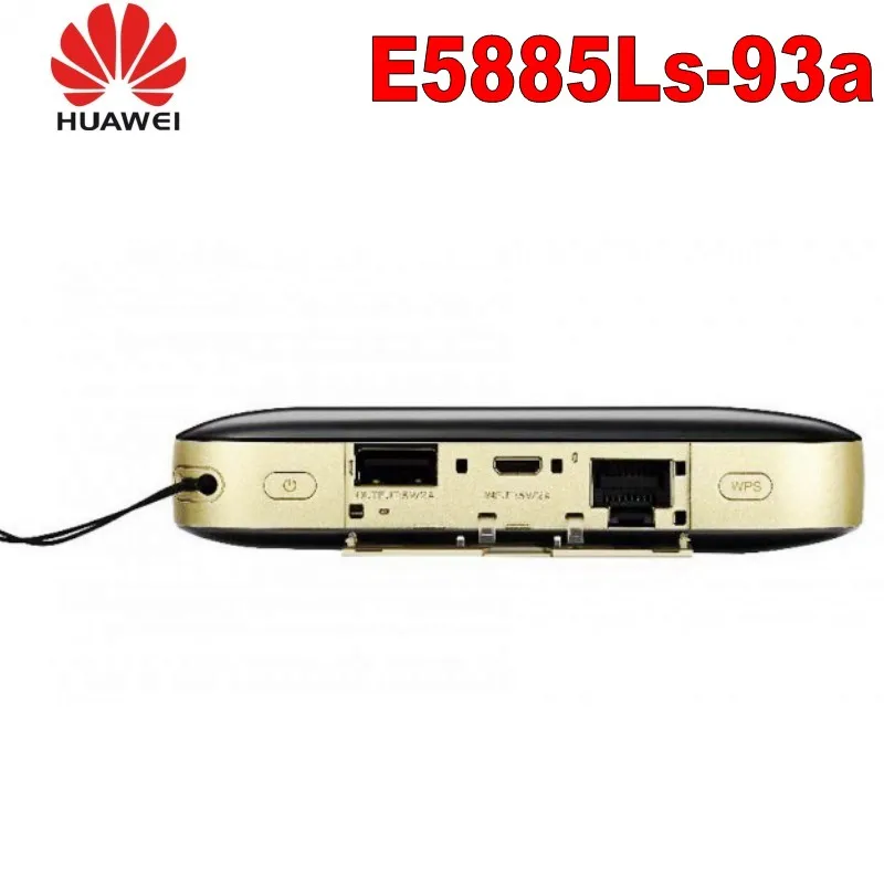 Разблокированный HUAWEI E5885Ls-93a cat6 мобильный WI-FI PRO2 с 6400 мА/ч, Мощность банк Батарея и один RJ45 LAN Ethernet Порты и разъёмы E5885 фрезерный станок