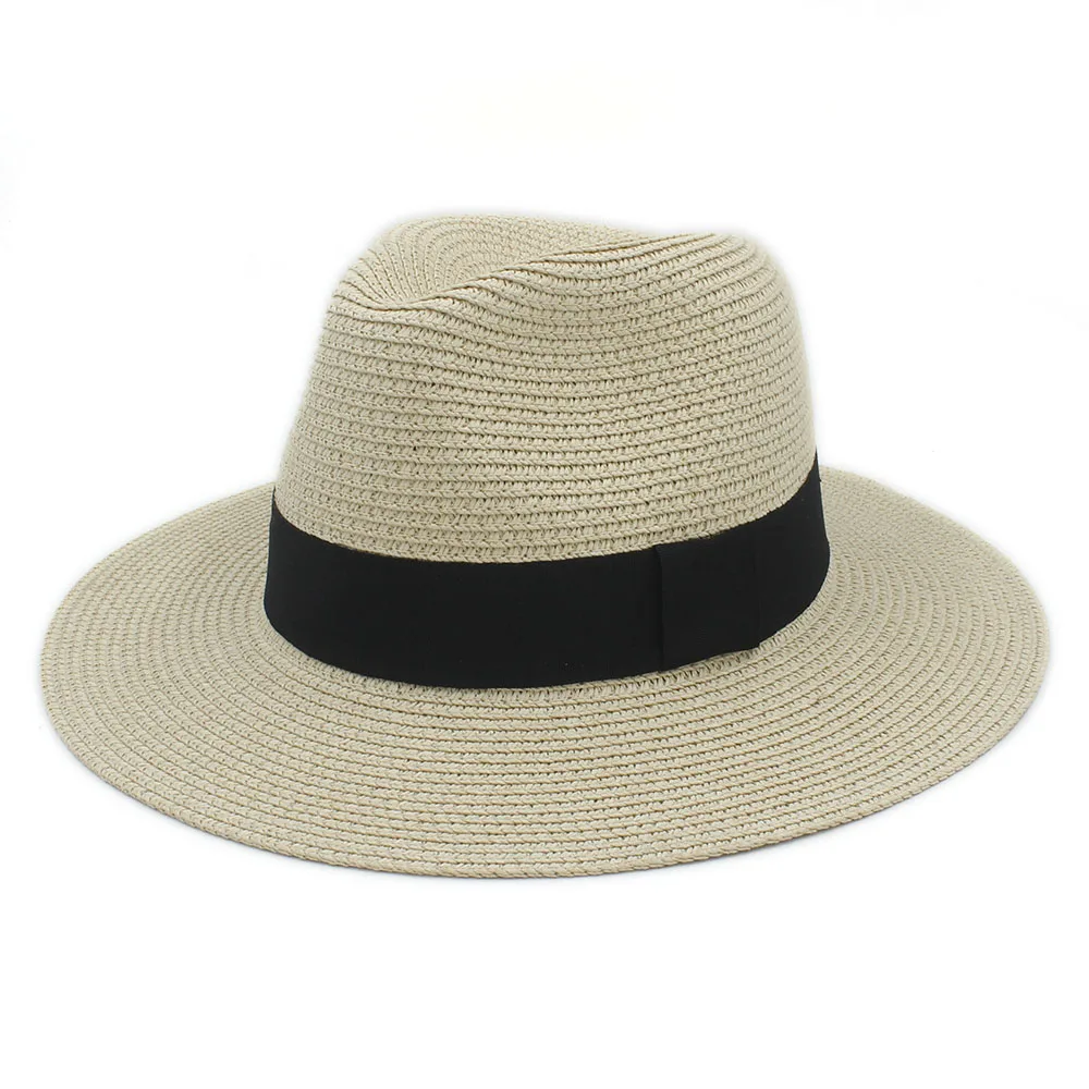 Новинка года джаз шляпа красивый pananma шляпа моды Кепки S Для мужчин/Для женщин широкими полями шляпа соломенная летом Защита от солнца пляжная шляпа шляпы фетровые для женщин Кепки