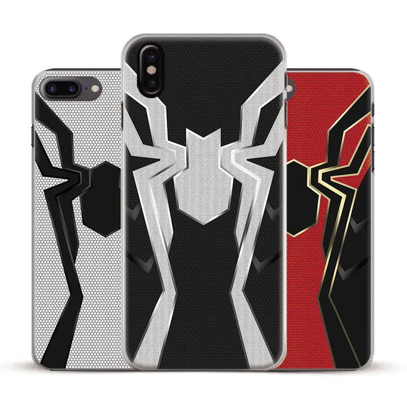 

Iron Spider man Infinity War Phone Case Cover Shell For Apple iPhone 4 4s 5 5s Se 6 6Plus 6s 6sPlus 7 7Plus 8 8Plus X