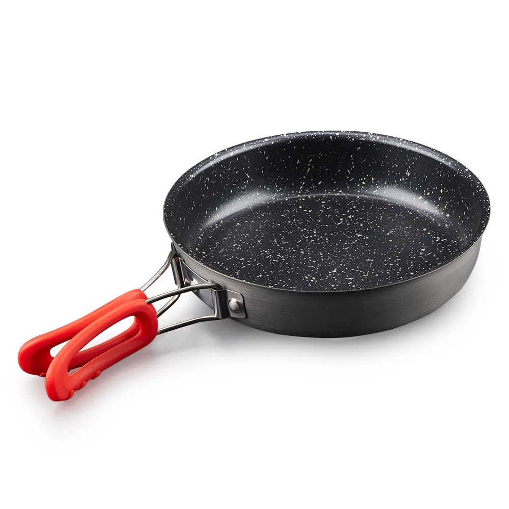 

Lightweight Collapsible Nonstick Omelet Pan Outdoor Folding Quick Heating Omelet Maker Fry Pan for Camping Hiking Excursion