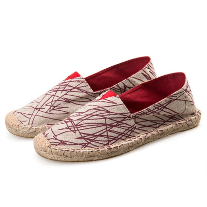 2018 Nouveau 1 Confortable Espadrilles Pêcheur 2 Casual Toile Été Chaussures Plat En 11Pnwqrgx5