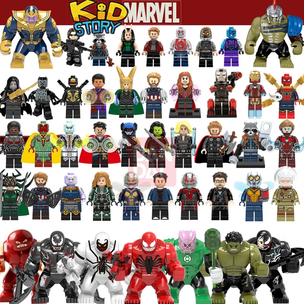 For-legoing-Marveled-Super-Heroes-Thanos-Spider-Man-Iron-Man-Thor-Loki-Avengers-3-Infinity-War
