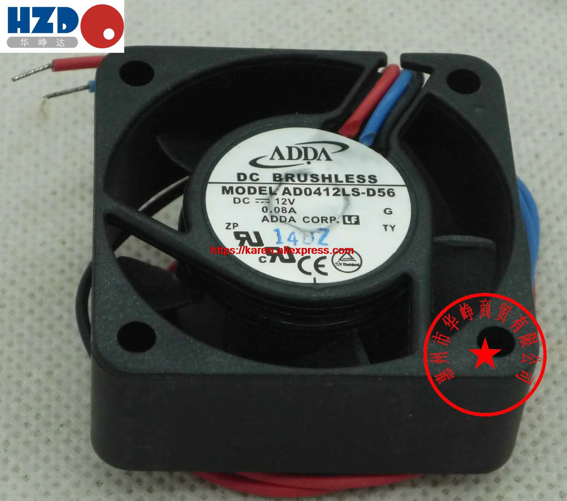 original MITSUBISHI MMF-04C12DS-RO0 Inverter cooling fan DC12V 0.14A 2pin