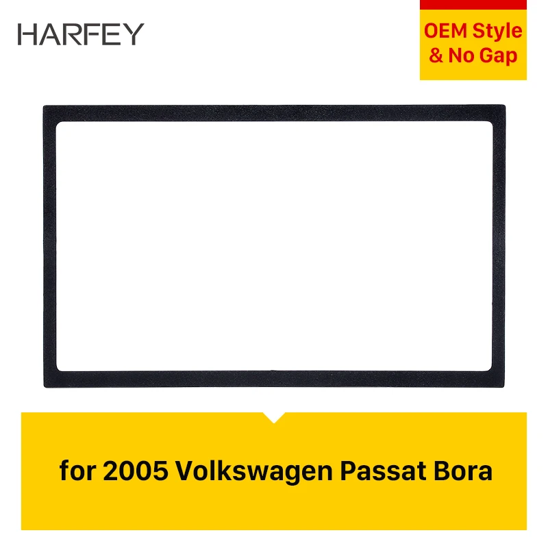 Рамка для автомобильного радио Harfey 2Din 2005 Volkswagen Passat Bora панель DVD-плеера 178*102 мм