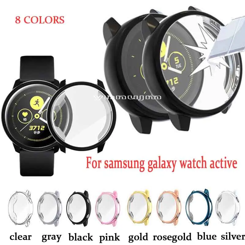 

Ultra-thin Full Screen Protector case for samsung galaxy watch Active 40mm SM-R500