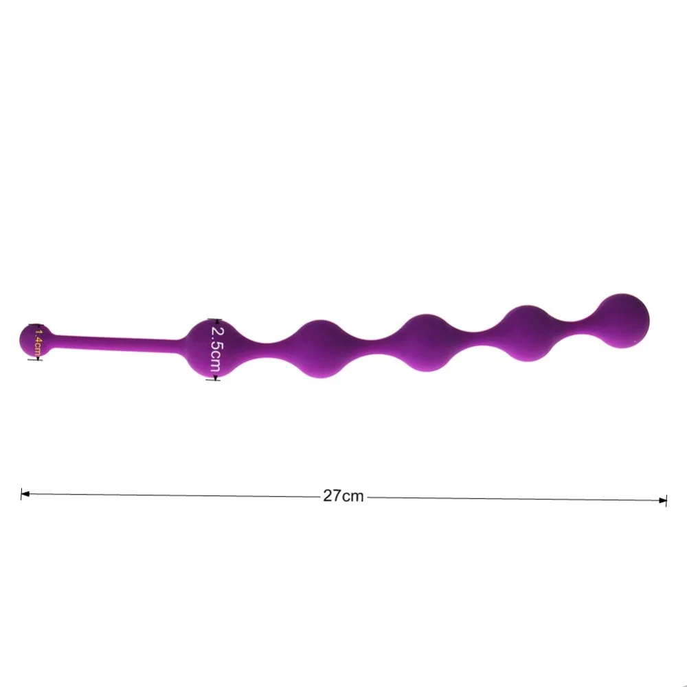h069d Cannonballs Large Silicone Anal Beads (2)