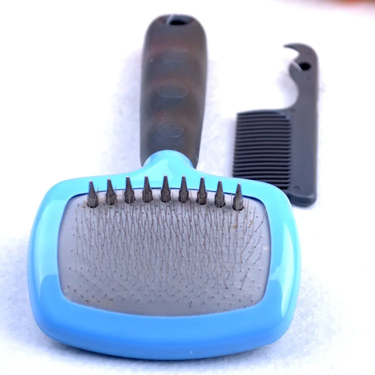 Promotion pet comb pet supplies PT extra small curved back wire rake