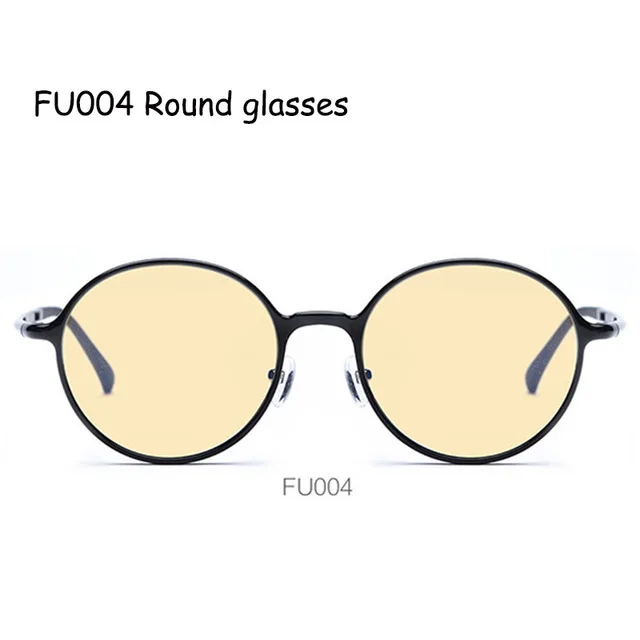 Оригинальные xiaomi TS защитные очки 60% анти-голубые лучи анти-УФ Защита глаз ТВ круглые/квадратные/овальные очки - Цвет: round glasses