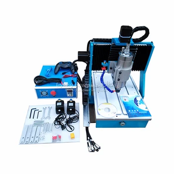 

Square line rail track CNC 3040 USB Port 3Axis wood Router 1500W spindle Aluminum Copper Metal Engraving Milling Machine