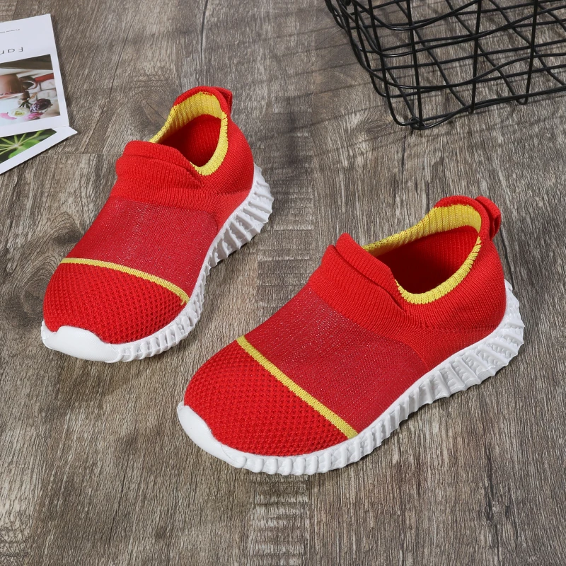 

Best Running Trainers Girls Kids Fashion Breathable Shoes Little Kids Casual Flat Sneakers Soft Sole Baby Knitting Socks Shoes