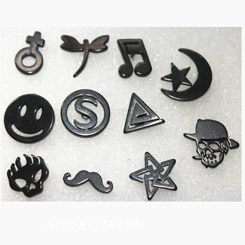 

1 Piece New Style Stainless Steel Stud Earrings Men Woman Trendy Round Head Dragonfly Earrings Black Men Barbell Punk Ear Studs