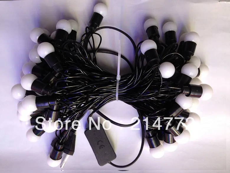 5 шт. 5 м AC110-220V 50 светодиодный S Белый светодиодный шнур для рождественских рождественские украшения