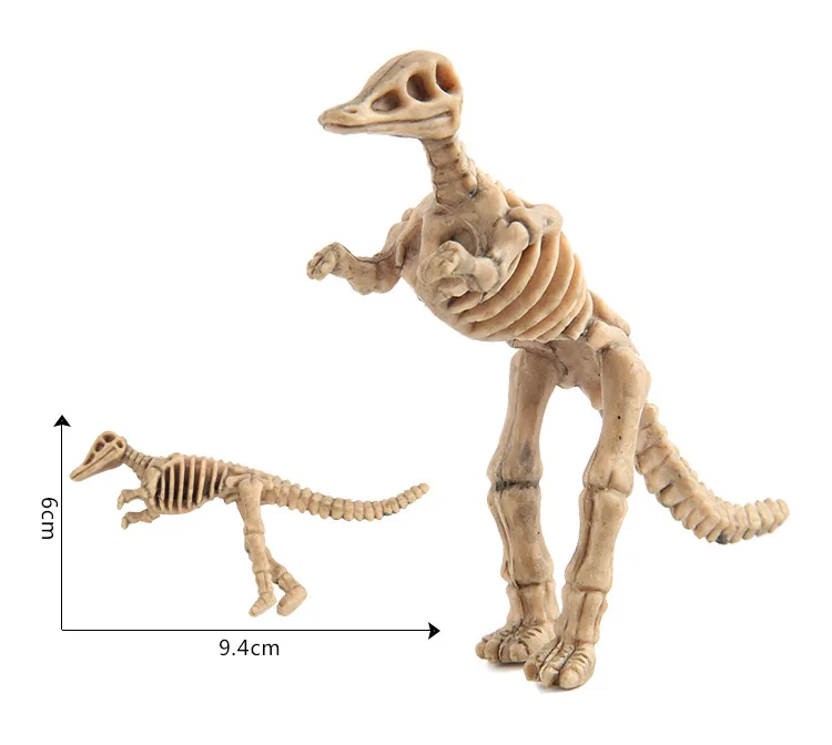 1 шт. пластиковый Динозавр мир Юрского периода модель динозавра реалистичный Скелет динозавр цифровая обучающая игрушка Коллекция - Цвет: 7