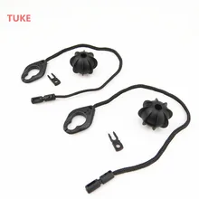 RWSYPL 2 комплекта Задняя Крышка багажника задний шнурок небольшой шаровой линии слинг съемка ремень фиксированная веревка для Tiguan 2008- 5N0863447 5ND863447