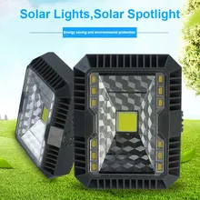 Новейшие наружные подвесные светильники, питающиеся от солнца Солнечные прожекторы для кемпинга во дворе ночной рынок