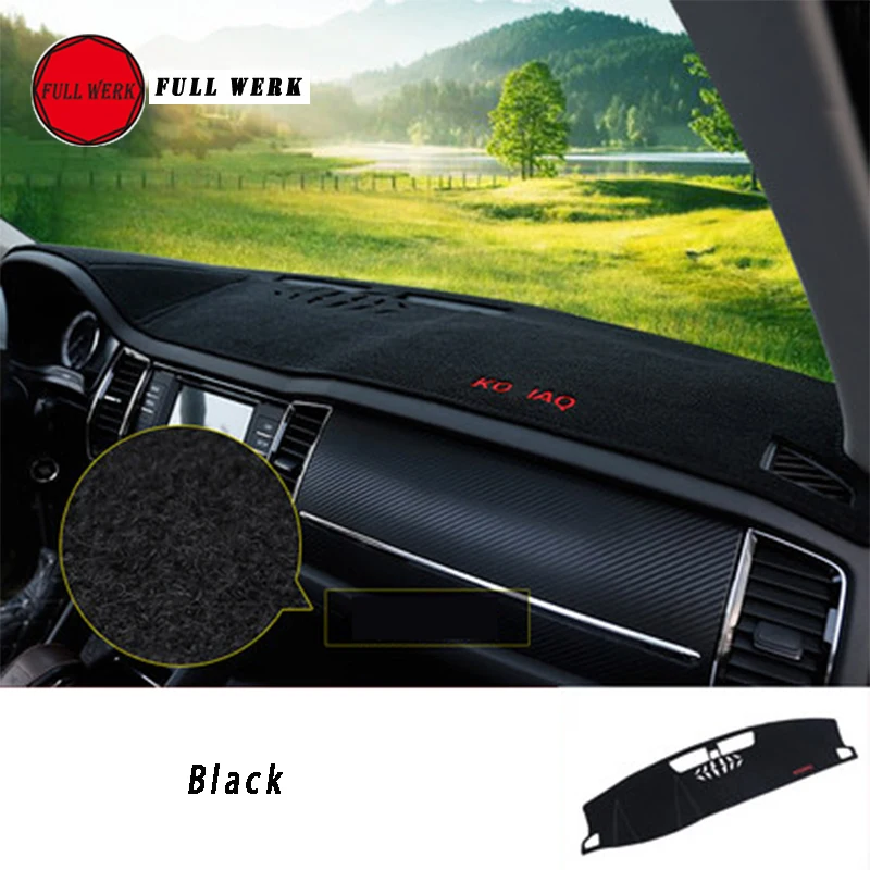 

1pc Car Dashboard Cover for Skoda Kodiaq Sunshade Cover Dash Board Protector Anti Slip Mat Accessories