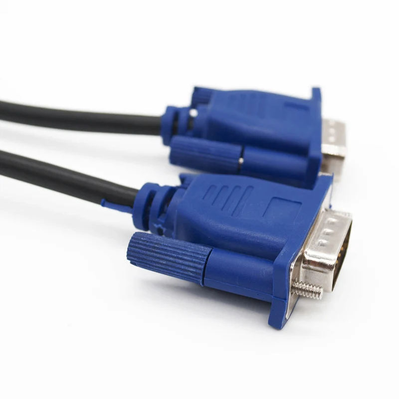Высококачественный 1,5 м VGA кабель с HDB15 штекерным HDB15 штекерным разъемом для преобразователь для ТВ-адаптера