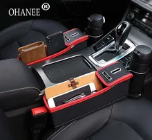 Car Seat Crevice font b Storage b font Box Grain autostoel Organizer Gap Slit filler Holder