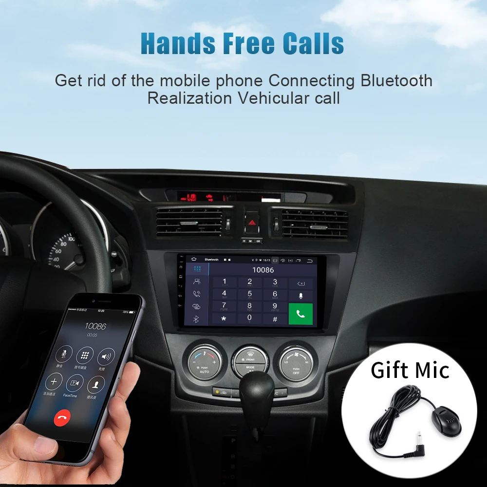 Perfect Android 9.0 Car 1 din Stereo for Mazda 5 2008 2009 2010 2011 2012 2013 GPS Car Radio Bluetooth 9" IPS Multi Touch Screen 4 Perfect Android 9.0 Car 1 din Stereo for Mazda 5 2008 2009 2010 2011 2012 2013 GPS Car Radio Bluetooth 9" IPS Multi Touch Screen 4