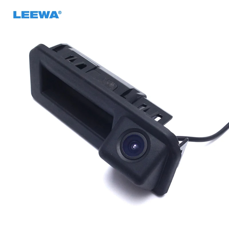 LEEWA Автомобильная камера заднего вида с ручкой для багажника для Audi A5 Specail камера заднего вида# CA927